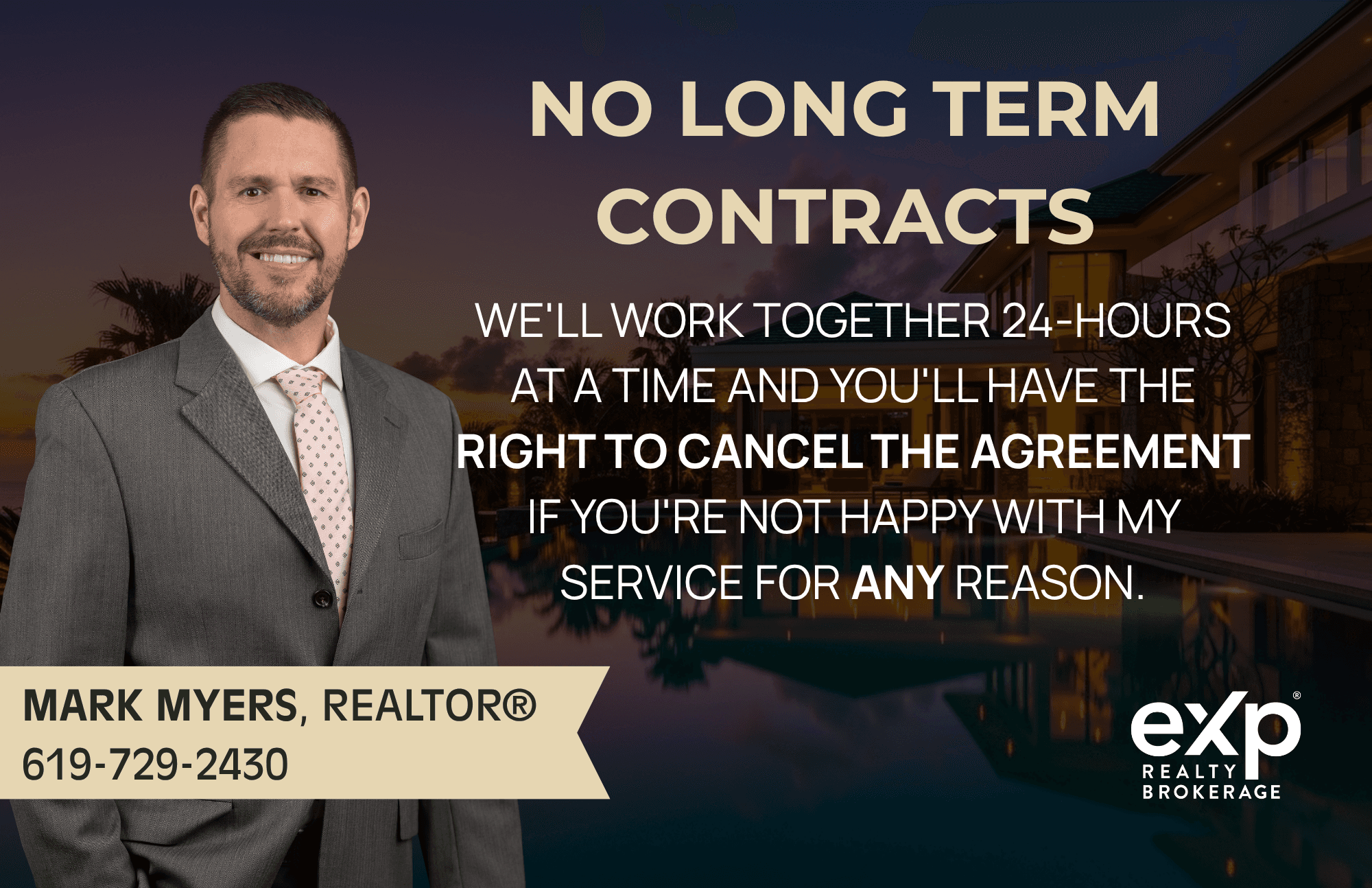 No Long Term Contracts